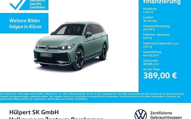 Grün Gebraucht 2024 VW Passat R-line Kombi | 44.287 € (Guter Preis) - Bild 1/4