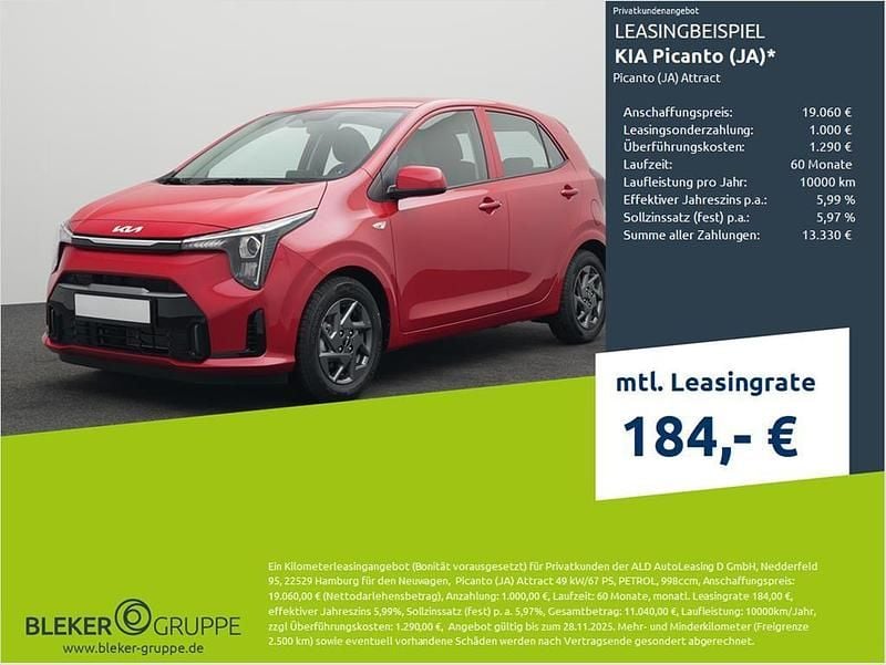 (beg) signal red Neu 2025 Kia Picanto Attract Kleinwagen | 19.060 € (Fairer Preis) - Bild 1/3