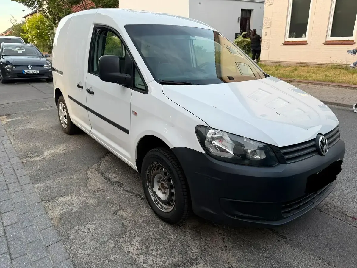 Gebraucht VW Caddy 75 PS (55 kW) 2014 Weiß Van / Kleinbus