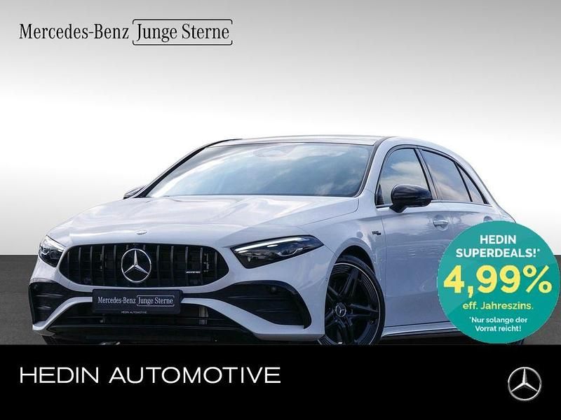 Weiß Gebraucht 2024 Mercedes A35 AMG AMG Limousine | 48.670 € (Etwas zu teuer) - Bild 1/4