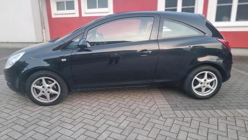 Gebraucht Opel Corsa 2008 Schwarz Kleinwagen