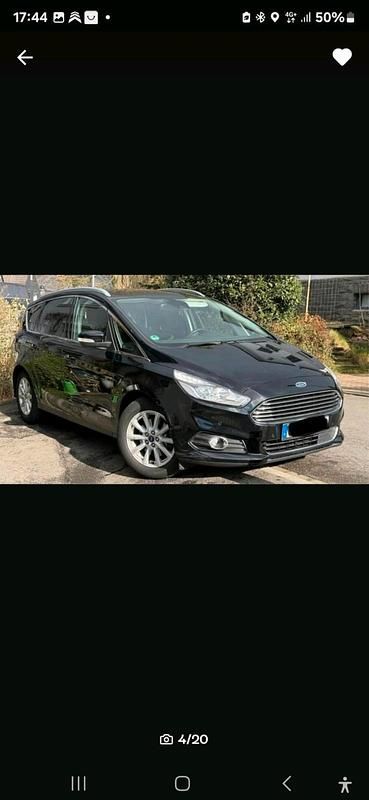 Gebraucht Ford S-MAX S 150 PS (110 kW) 2017 Schwarz Van / Kleinbus