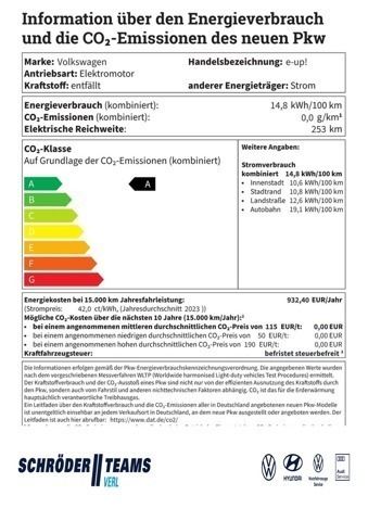 Gebraucht VW e-up! Edition 61 kW (83 PS) 2024 Grau Kleinwagen