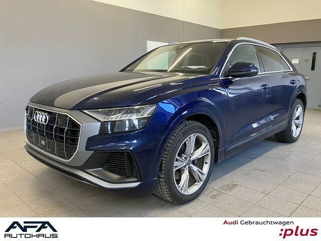 Blau Gebraucht 2018 Audi Q8 S-Line SUV | 49.441 € (Fairer Preis) - Bild 1/2