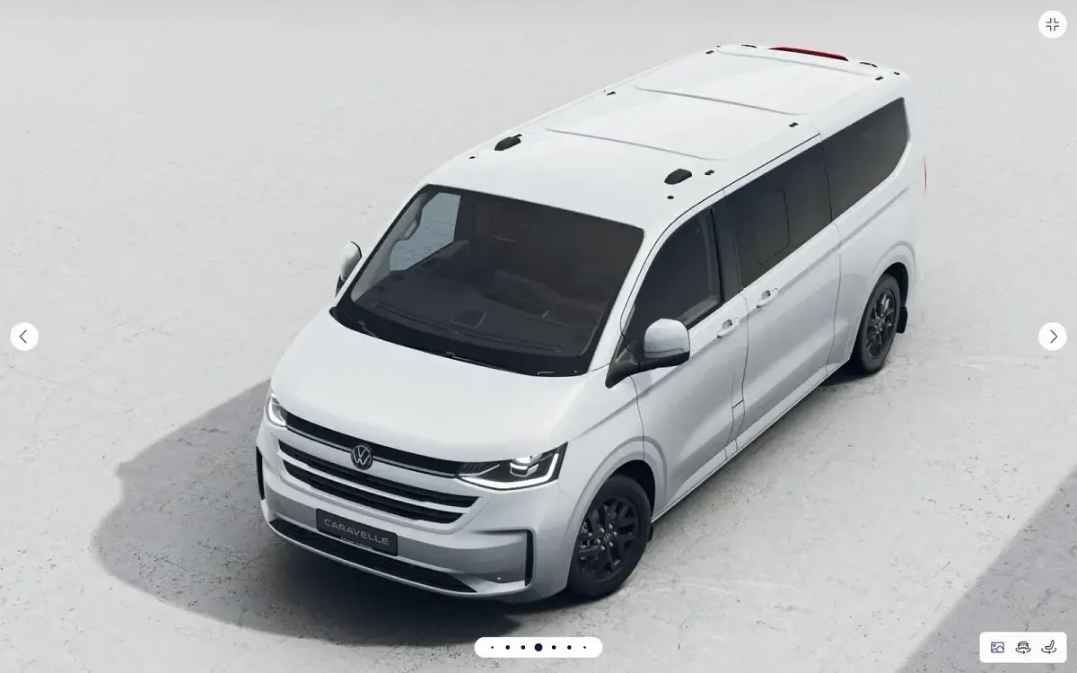 Neu VW Caravelle Style 170 PS (125 kW) 2026 Clear white Van