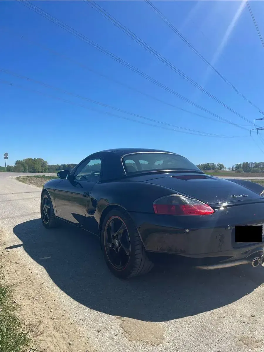 Gebraucht Porsche Boxster 220 PS (161 kW) 2000 Schwarz Cabrio