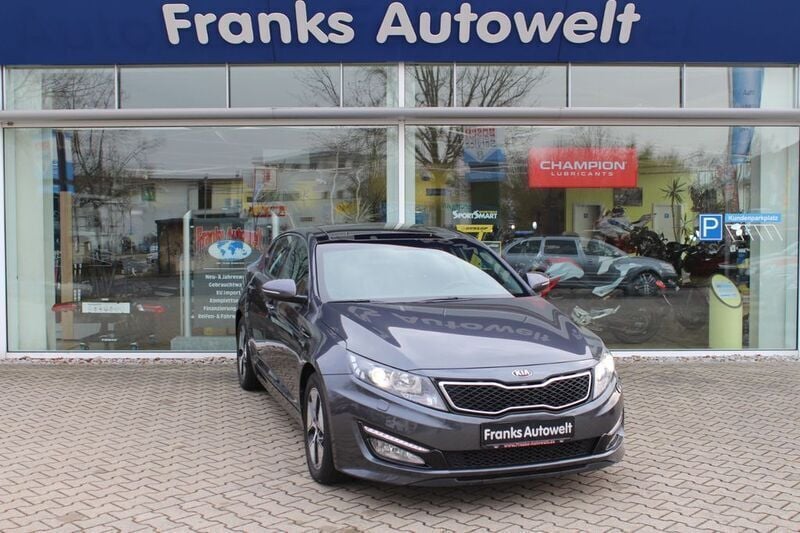 Graphit met. (metallic) Gebraucht 2012 Kia Optima Hybrid Spirit Limousine | 9.990 € (Guter Preis) - Bild 1/4