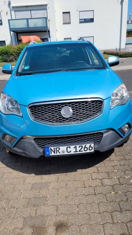 Blau Gebraucht 2010 Ssangyong Korando Crystal SUV | 1.550 € (Fairer Preis) - Bild 1/4