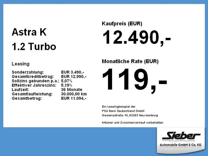 Gebraucht Opel Astra Ultimate 145 PS (106 kW) 2020 Onyx schwarz Limousine