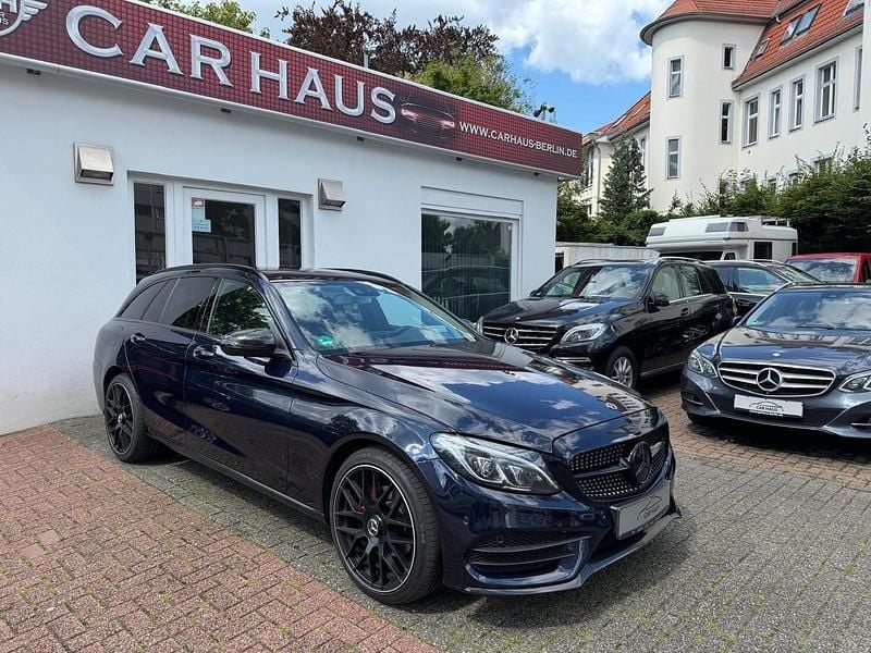 Blau Gebraucht 2018 Mercedes C220 Avantgarde Kombi | 14.690 € (Guter Preis) - Bild 1/4