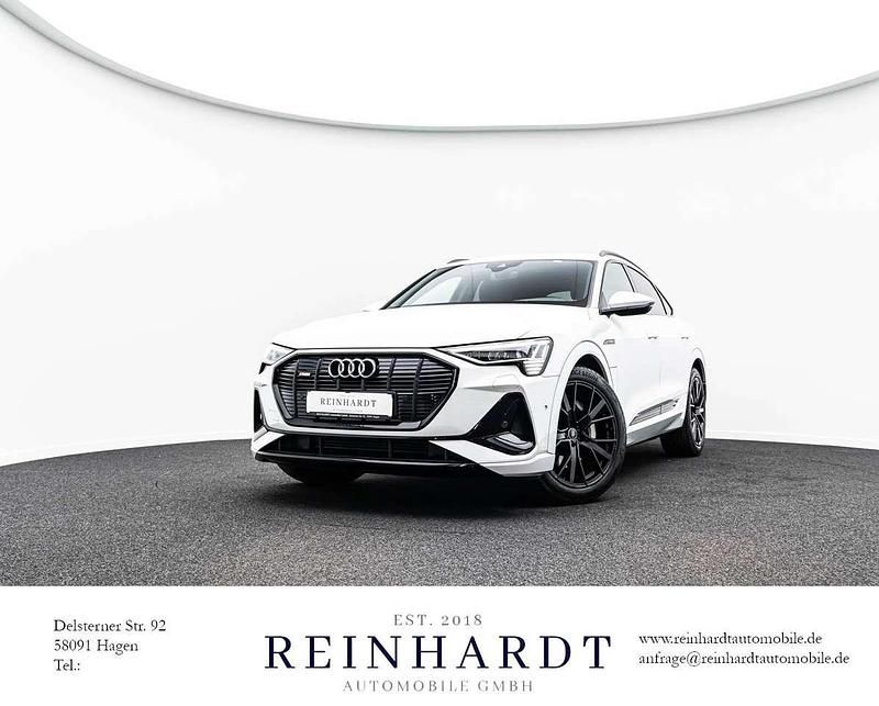 Gletscherweiß metallic Gebraucht 2022 Audi e-tron Sportback S-Line SUV | 35.865 € (Superpreis) - Bild 1/3