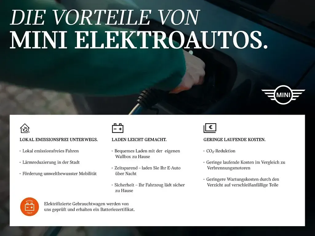 Usata Mini Cooper SE 135 kW (184 CV) 2023 Bianco Utilitaria