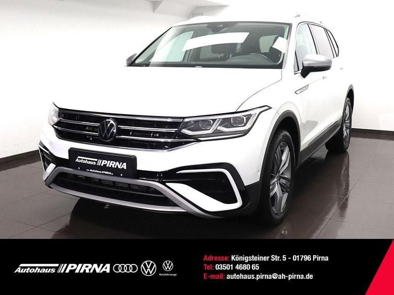 Weiß Gebraucht 2022 VW Tiguan Allspace Elegance SUV | 35.500 € (Fairer Preis) - Bild 1/4