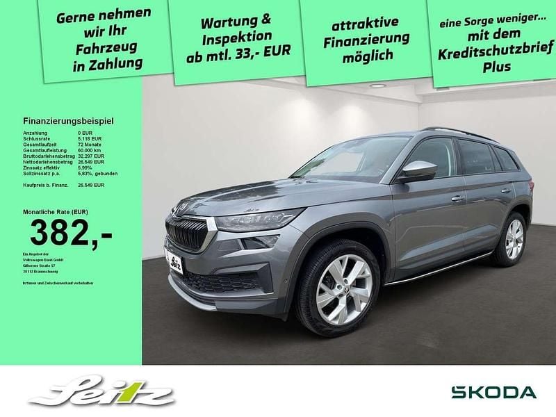 Grau Gebraucht 2022 Skoda Kodiaq Tour SUV | 26.399 € (Fairer Preis) - Bild 1/3