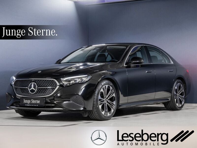Obsidianschwarz Gebraucht 2024 Mercedes E220 Avantgarde Limousine | 45.930 € (Superpreis) - Bild 1/4