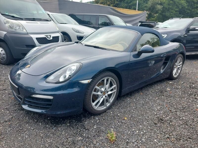 Blau Gebraucht 2015 Porsche Boxster Cabrio | 34.999 € - Bild 1/4