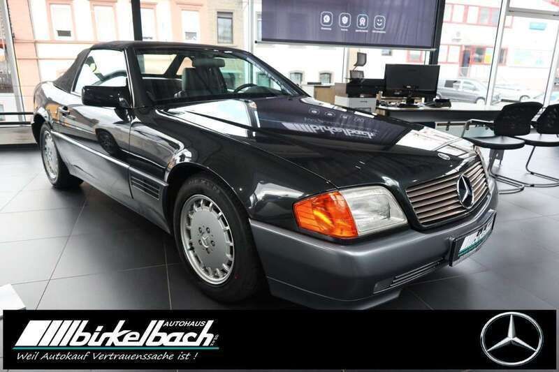 Gebraucht Mercedes SL500 326 PS (239 kW) 1991 Blauschwarz Cabrio