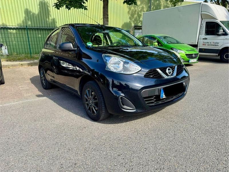 Schwarz Gebraucht 2015 Nissan Micra Visia Kleinwagen | 5.500 € (Fairer Preis) - Bild 1/4