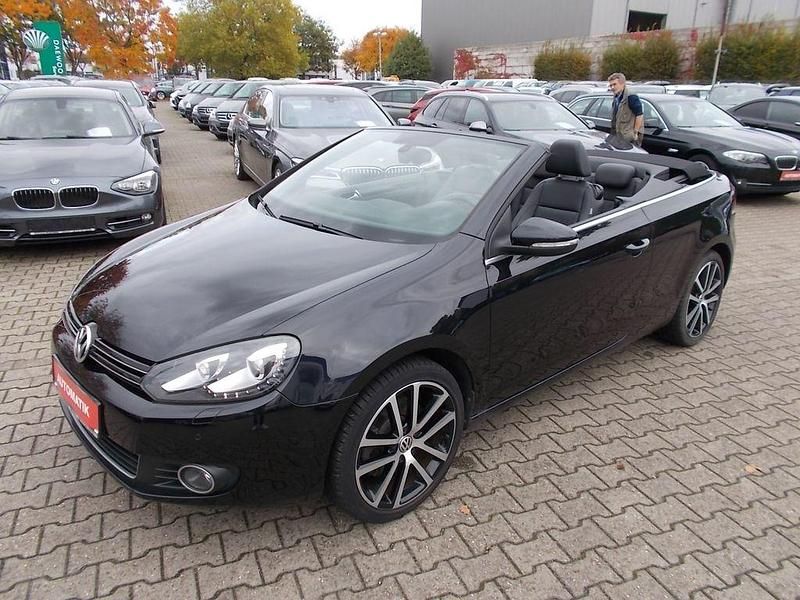 Schwarz Gebraucht 2012 VW Golf Cabriolet Cabrio | 13.900 € (Etwas zu teuer) - Bild 1/4