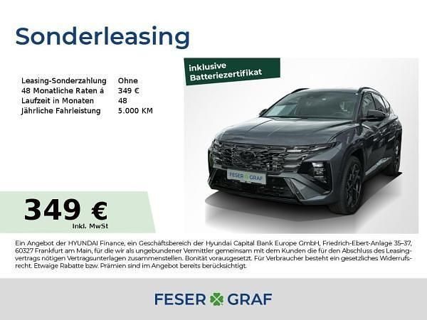 Grau (ecotronic grey) Neu 2025 Hyundai Tucson N Line SUV | 40.490 € (Fairer Preis) - Bild 1/4