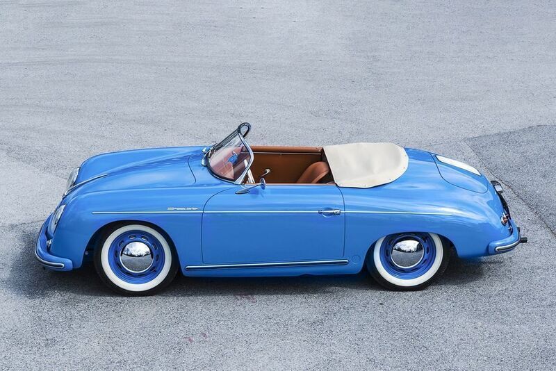 Gebraucht Porsche 356 75 PS (55 kW) 1955 Blau Cabrio