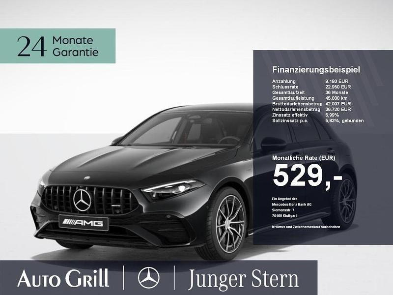 Metalliclack kosmosschwarz (metallic) Gebraucht 2024 Mercedes A35 AMG AMG Limousine | 45.900 € (Fairer Preis) - Bild 1/4