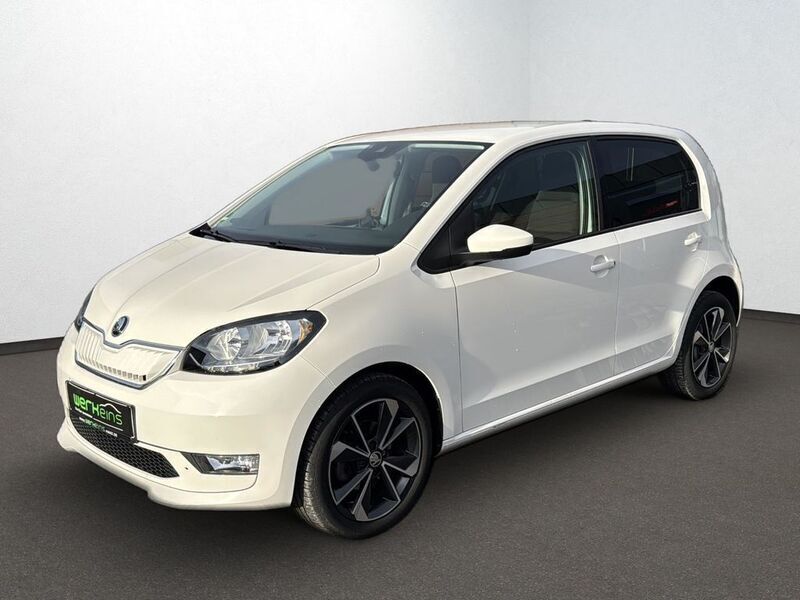 Weiss (metallic) Gebraucht 2021 Skoda Citigo-e IV Best of Kleinwagen | 11.990 € (Guter Preis) - Bild 1/4