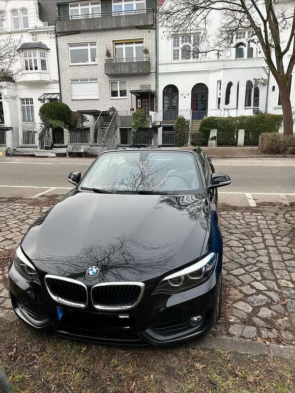 Gebraucht BMW 218 136 PS (100 kW) 2018 Schwarz Cabrio