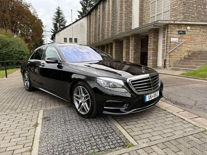 Obsidianschwarz Gebraucht 2015 Mercedes S350 Limousine | 30.900 € (Superpreis) - Bild 1/4