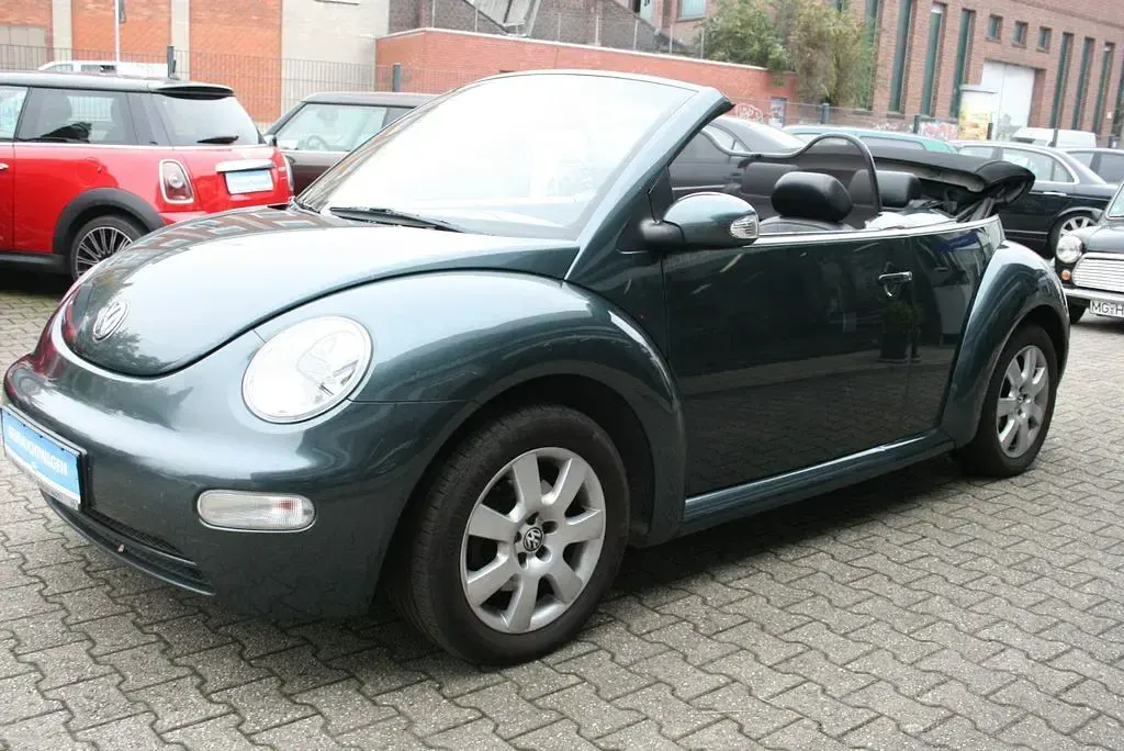 Gebraucht VW New Beetle Cabriolet Highline 116 PS (85 kW) 2003 Grün Cabrio