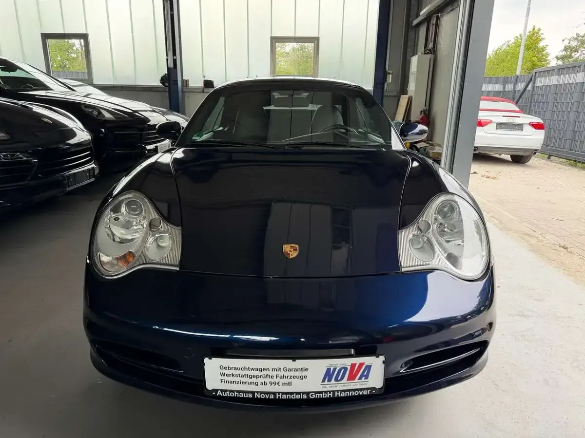Gebraucht Porsche 911 Carrera Cabriolet 320 PS (235 kW) 2004 Blau Cabrio