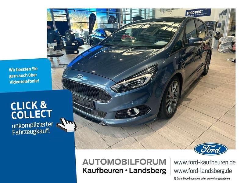 Chromablau metallic Gebraucht 2019 Ford S-MAX ST-Line Van / Kleinbus | 19.990 € - Bild 1/4