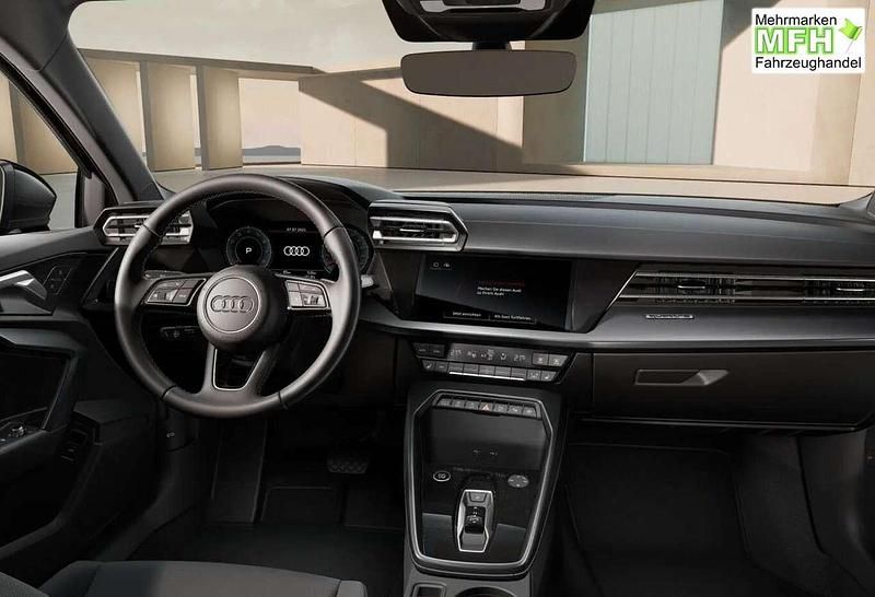 Neu Audi A3 S-Line 204 PS (150 kW) 2025 Mythosschwarz metallic Limousine