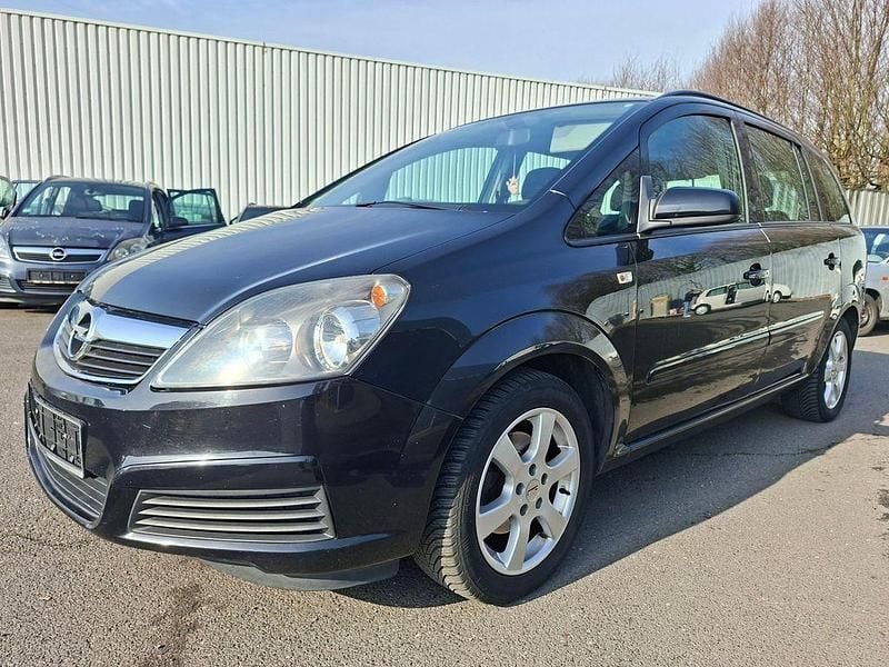 Gebraucht Opel Zafira Catch Me 105 PS (77 kW) 2007 Schwarz Van / Kleinbus
