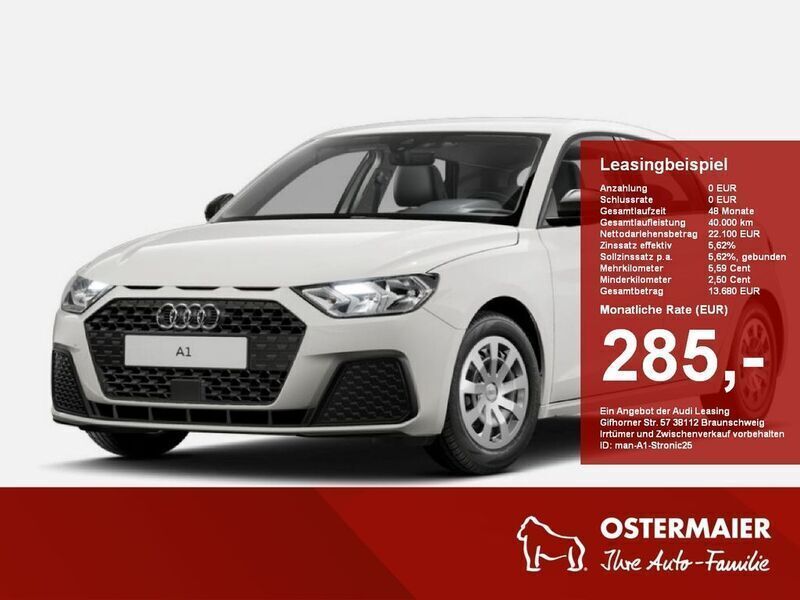 Weiß Neu 2025 Audi A1 Sportback Kleinwagen | 22.199 € (Superpreis) - Bild 1/4