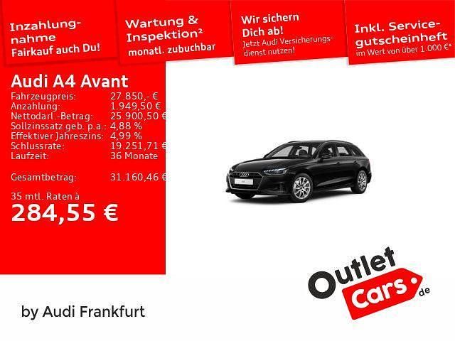 Gebraucht Audi A4 204 PS (150 kW) 2023 Mythosschwarz metallic Kombi