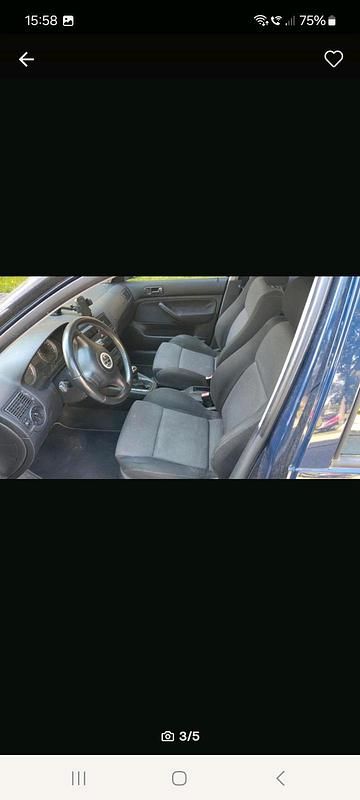 Gebraucht VW Golf IV 80 PS (58 kW) 2002 Blau Kleinwagen