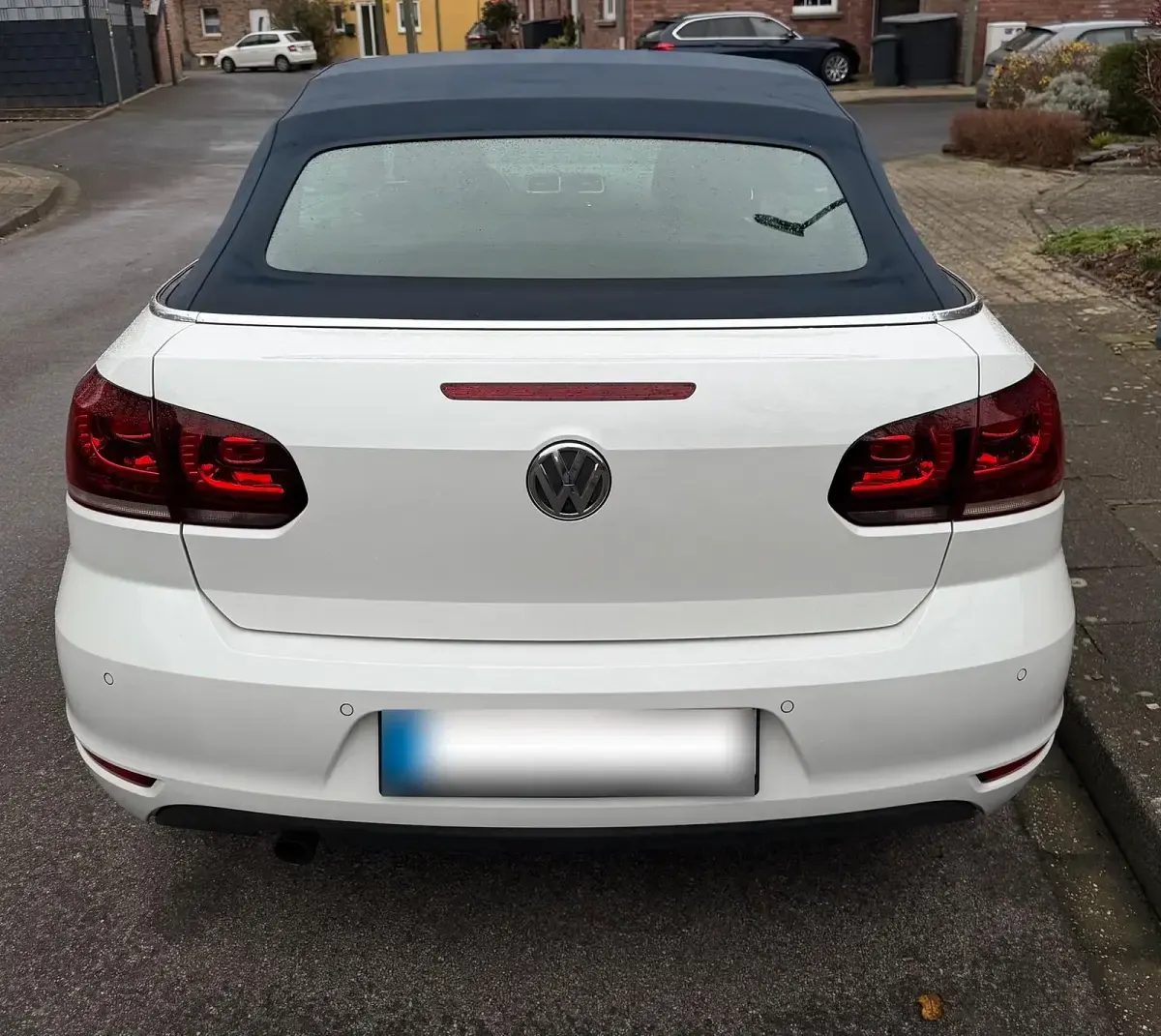 Gebraucht VW Golf Cabriolet 105 PS (77 kW) 2014 Weiß Cabrio