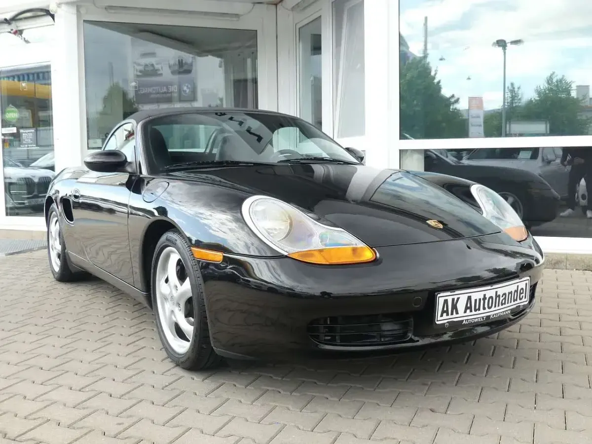 Gebraucht Porsche Boxster 220 PS (161 kW) 2000 Schwarz Cabrio