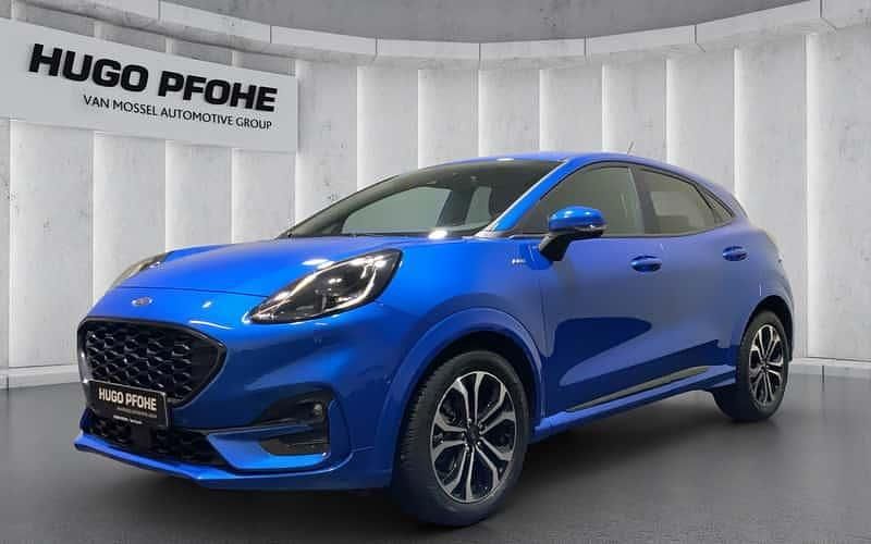 Blau Gebraucht 2021 Ford Puma ST-Line SUV | 18.600 € (Etwas zu teuer) - Bild 1/4