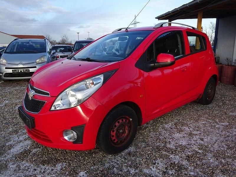 Rot Gebraucht 2010 Chevrolet Spark LS Kleinwagen | 1.100 € (Superpreis) - Bild 1/4