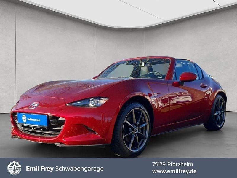 Rot Gebraucht 2019 Mazda MX5 Sports-Line Cabrio | 26.850 € (Fairer Preis) - Bild 1/4
