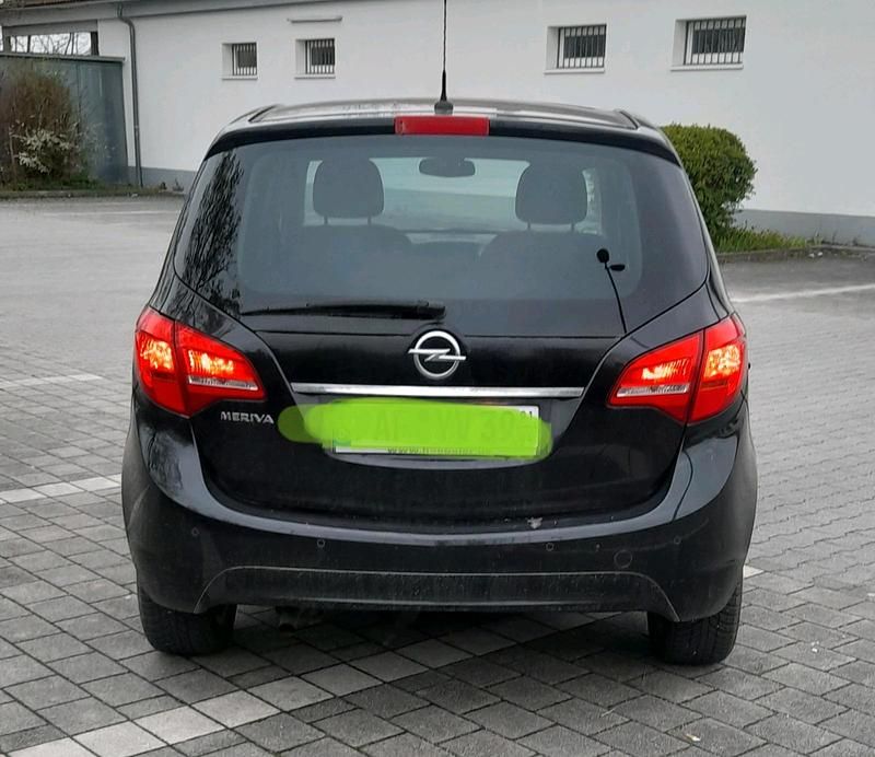 Gebraucht Opel Meriva Active 100 PS (73 kW) 2013 Schwarz Van / Kleinbus