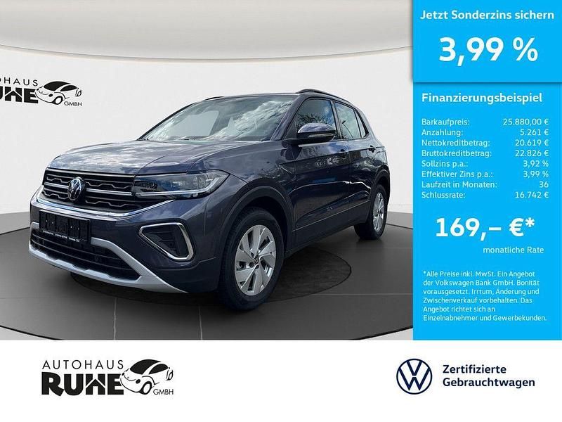Grau Gebraucht 2024 VW T-Cross Life SUV | 25.880 € (Fairer Preis) - Bild 1/4