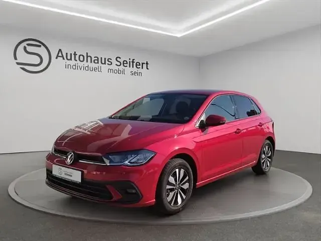 Gebraucht VW Polo Move 95 PS (69 kW) 2023 Kings red metallic (metallic) Kleinwagen