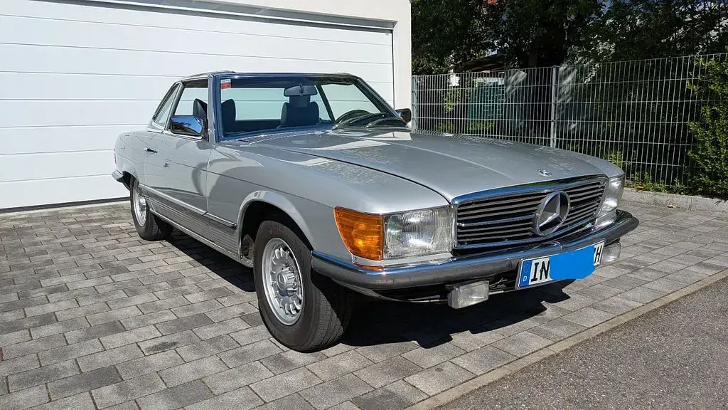 Gebraucht Mercedes SL350 194 PS (142 kW) 1977 Silber Cabrio