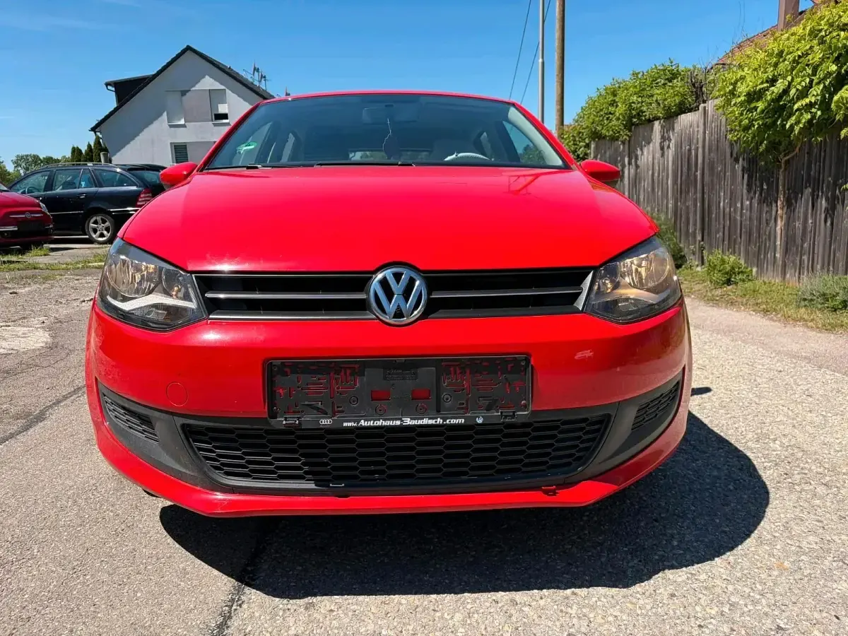 Gebraucht VW Polo 86 PS (63 kW) 2009 Rot Kleinwagen