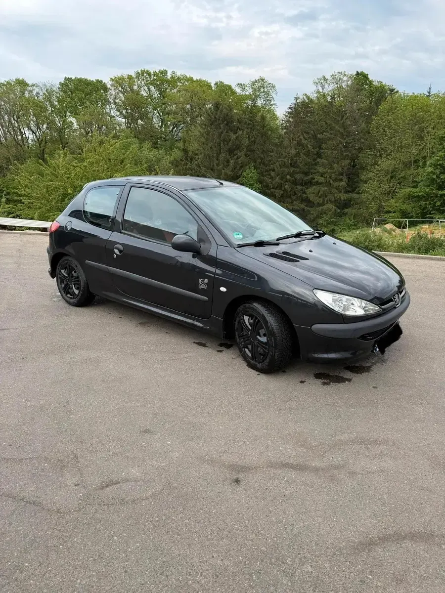 Gebraucht Peugeot 206 60 PS (44 kW) 2004 Schwarz Kleinwagen