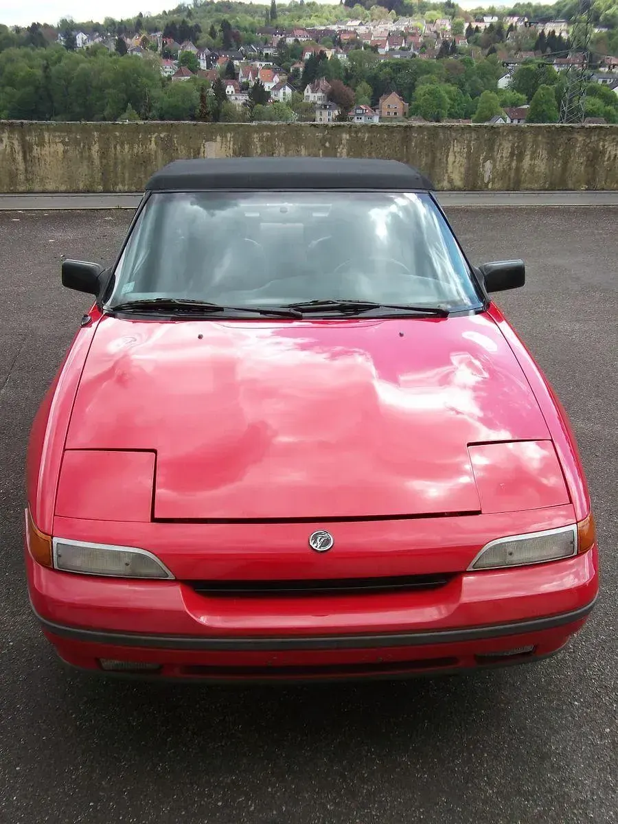 Gebraucht Ford Capri 136 PS (100 kW) 1990 Rot Cabrio