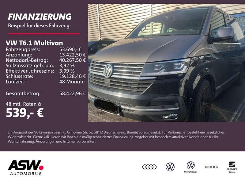 Mojave beige metallic/ deep bl Gebraucht 2022 VW T6.1 Exclusive Van | 53.690 € (Superpreis) - Bild 1/3